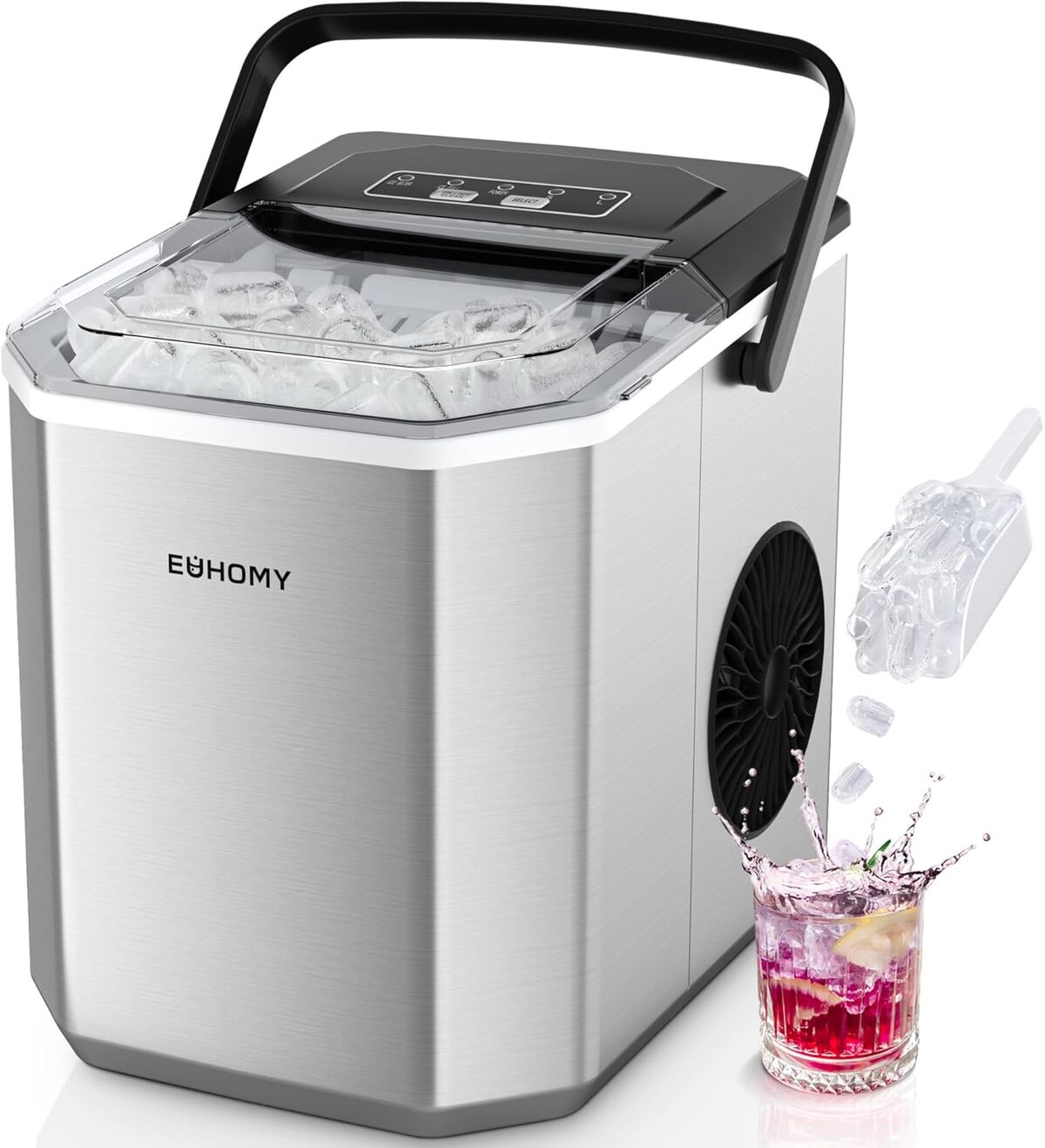 Test : machine à glaçons Euhomy, 9 glaçons en 6 minutes