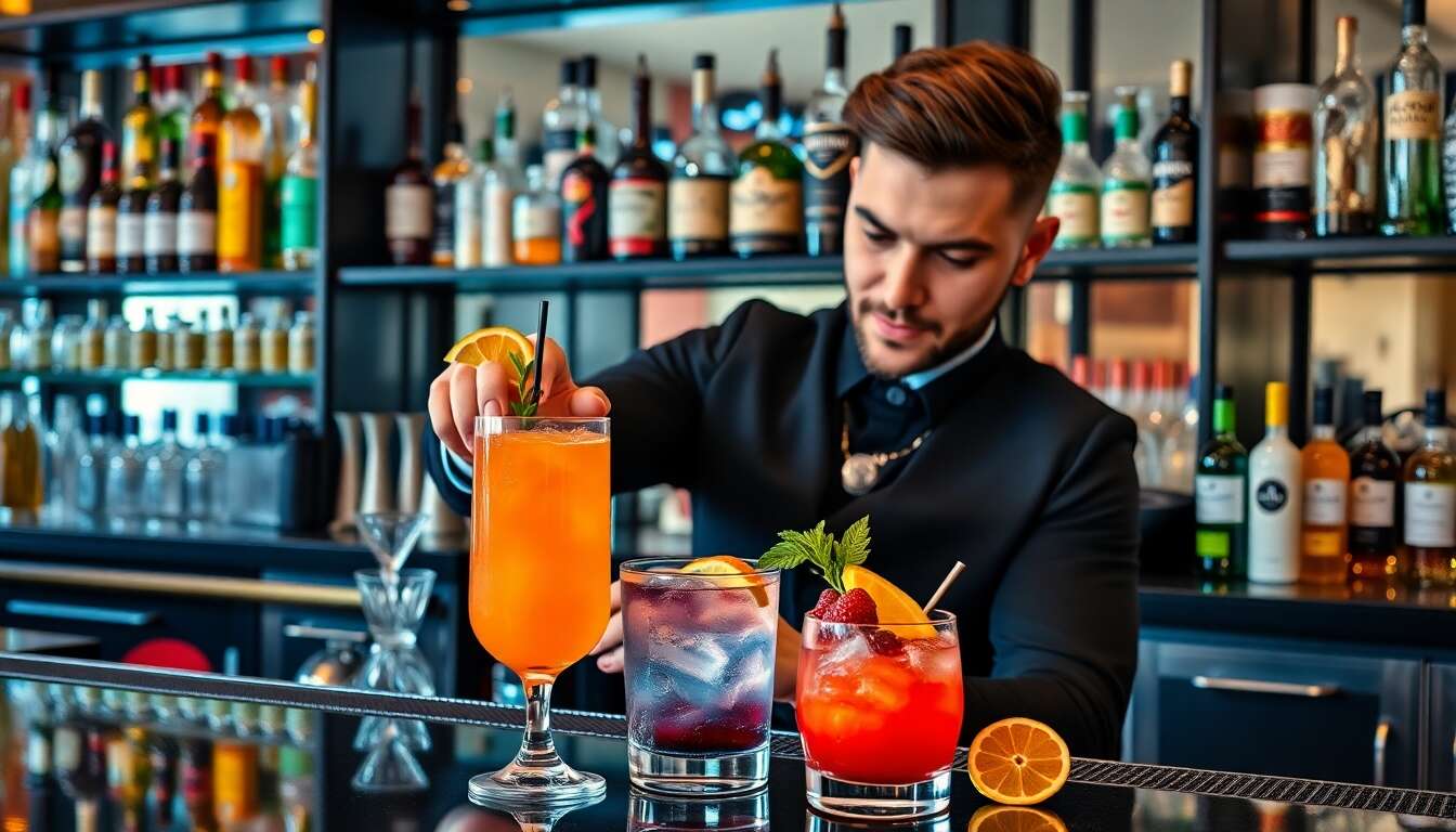 Techniques de mixologie et outils du barman