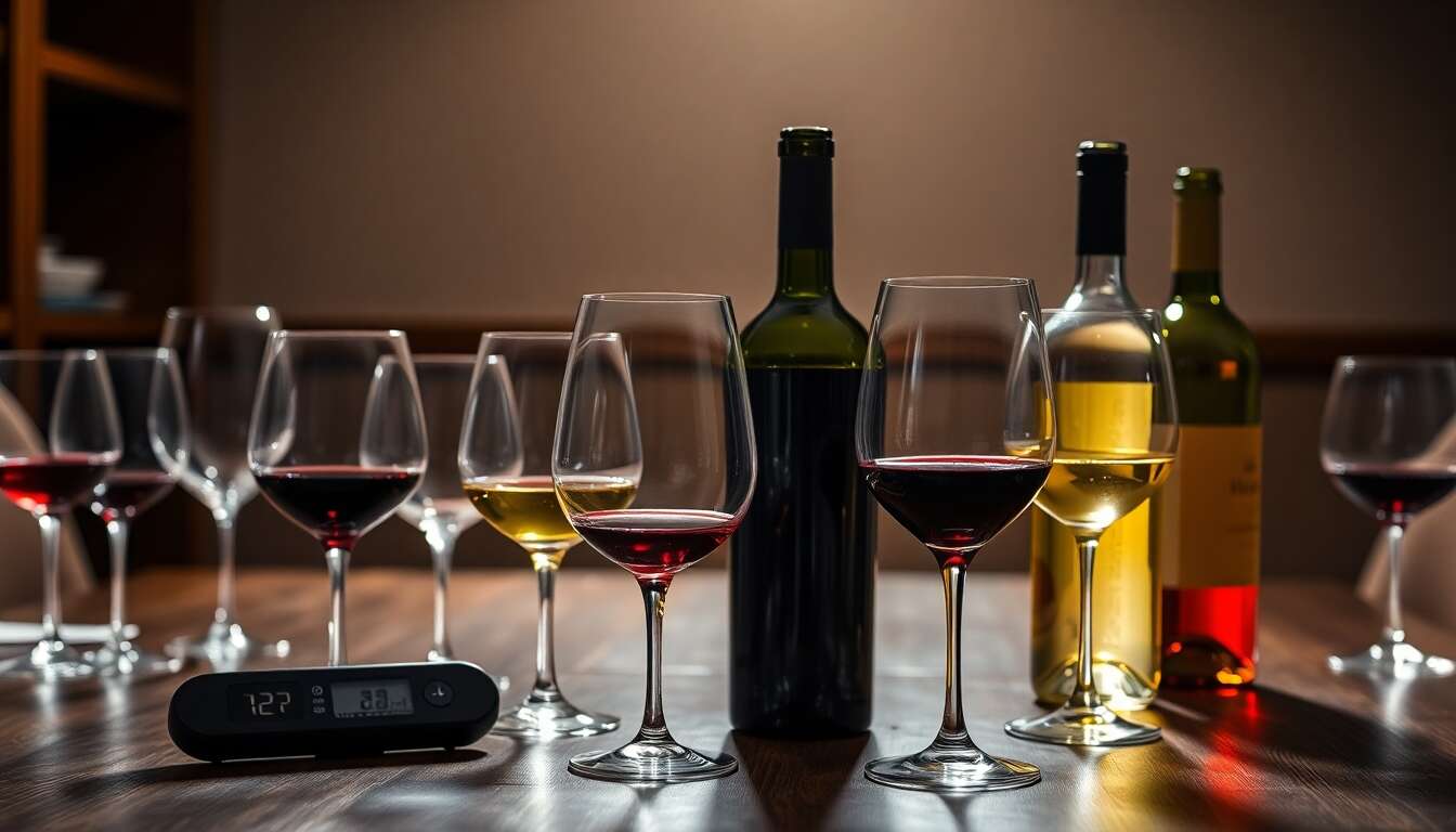 Les &eacute;tapes initiales : temp&eacute;rature et choix du verre