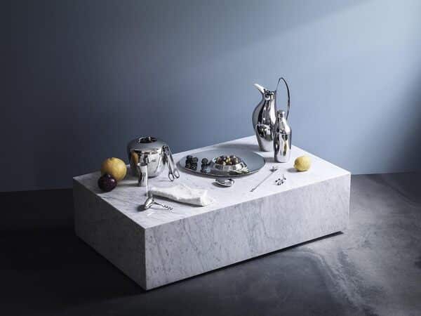 Georg Jensen Sky Coffret cadeau 3 pièces en acier inoxydable poli miroir