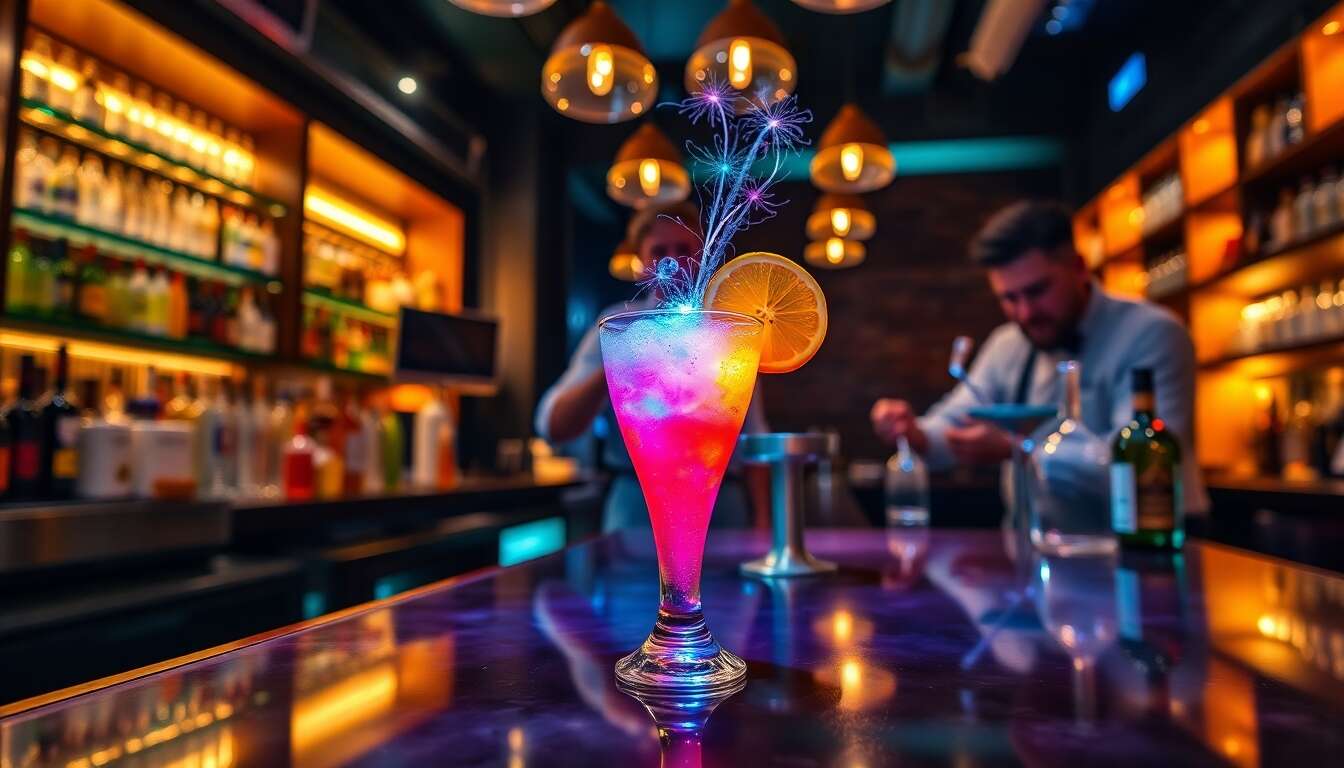 Tendance et innovation autour du faisceau dans les bars modernes