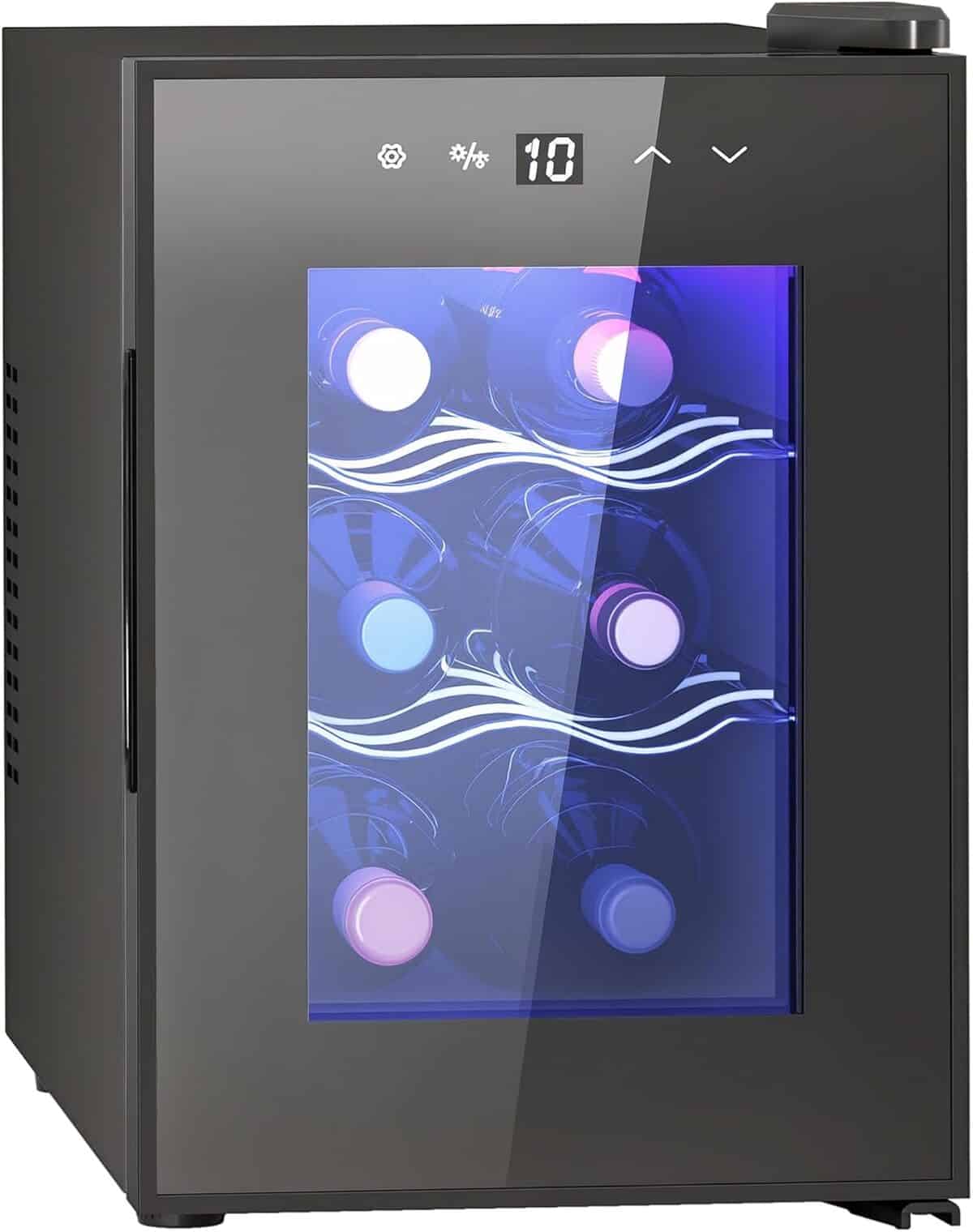 Test : cave à vin HOMCOM 6 bouteilles 17L silencieuse