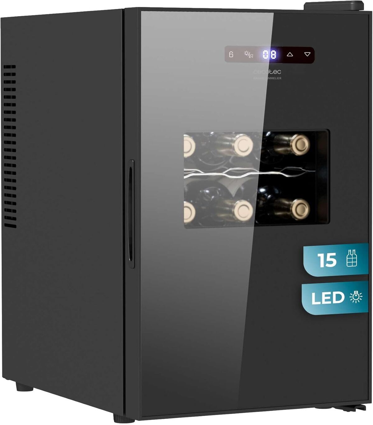 Test de la cave à vin Bolero GrandSommelier 1550 de Cecotec