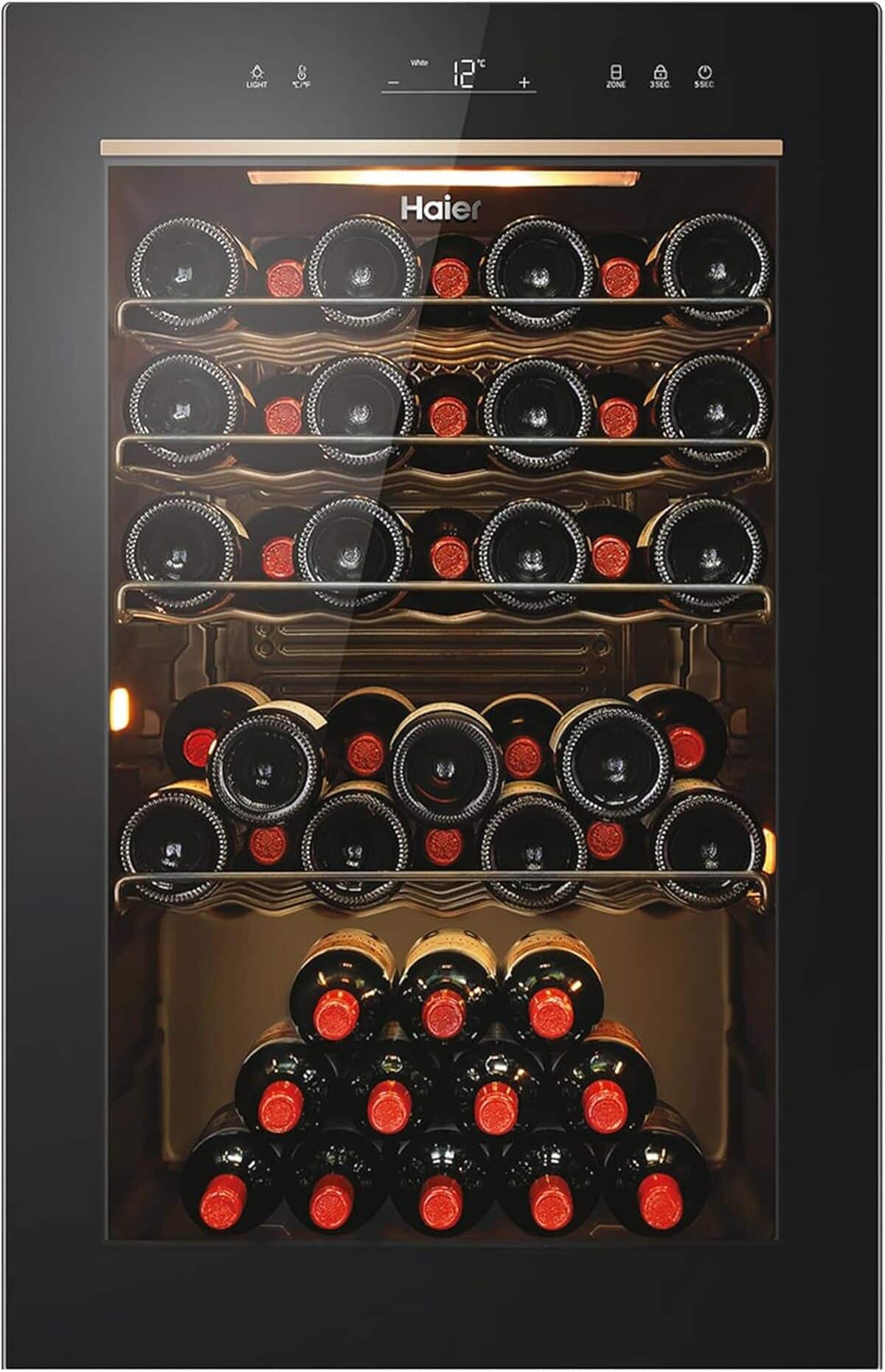 Test de la cave à vin Haier HWS49GAE : élégance et efficacité