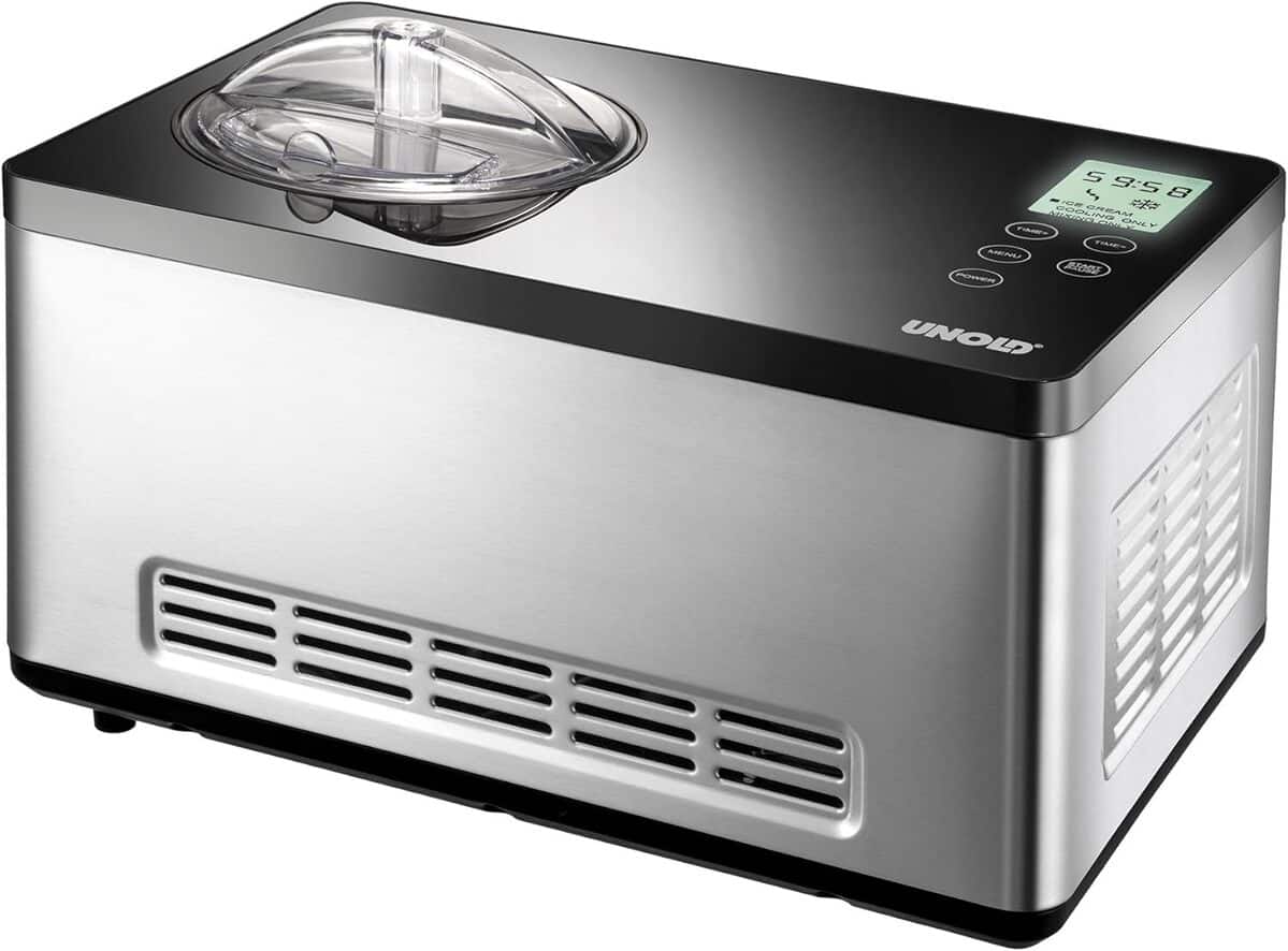 Test de la turbine à glace Unold Gusto 2074013 argent