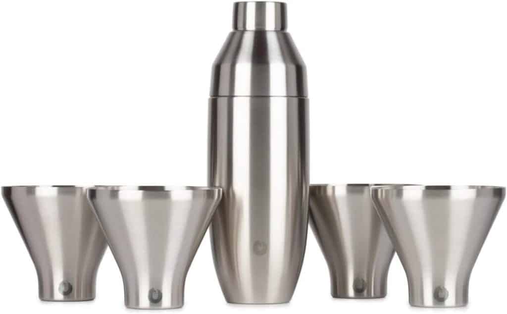 Test du shaker isotherme Snowfox 650 ml et verres à martini