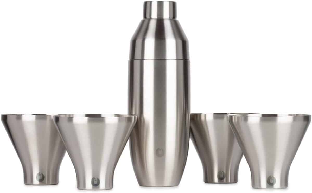 Test du shaker isotherme Snowfox 650 ml et verres à martini