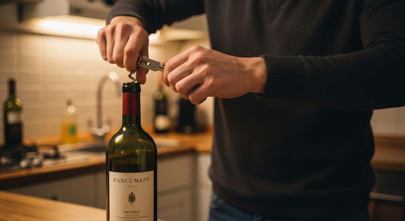 Comment ouvrir une bouteille de vin sans tire-bouchon ?