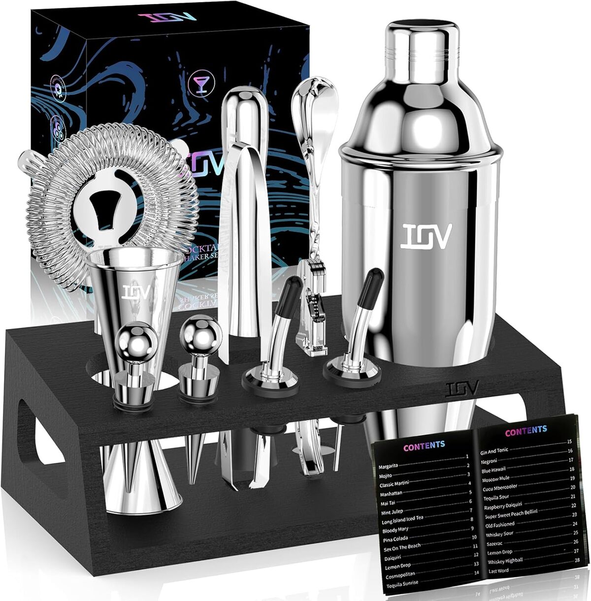 Test : iOV Mixology Kit, ensemble shaker à cocktail complet