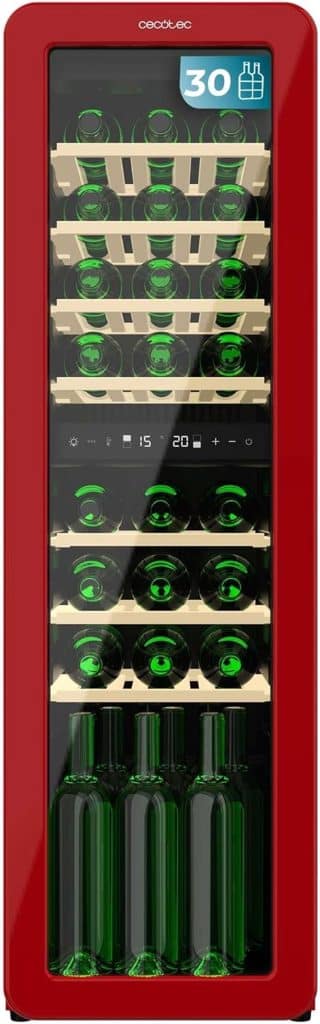 Test Cecotec Bolero GrandSommelier : cave à vin rétro 30 bouteilles