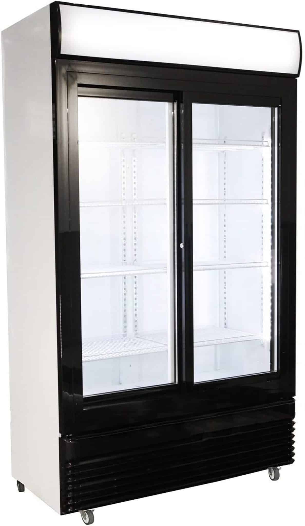 Test de l'armoire Combisteel 750 L : 2 portes vitrées coulissantes