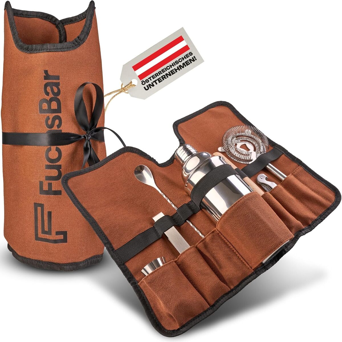 Test : set de 7 shakers à cocktail avec sac et accessoires