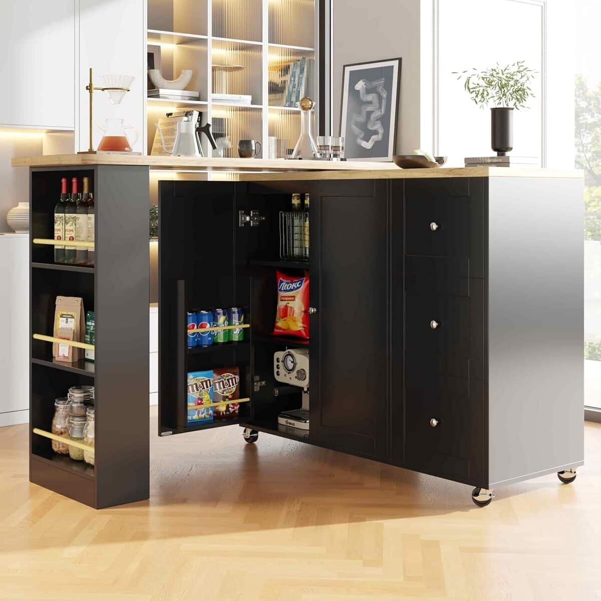 Test : table Sweiko avec rouleaux et bar télescopique
