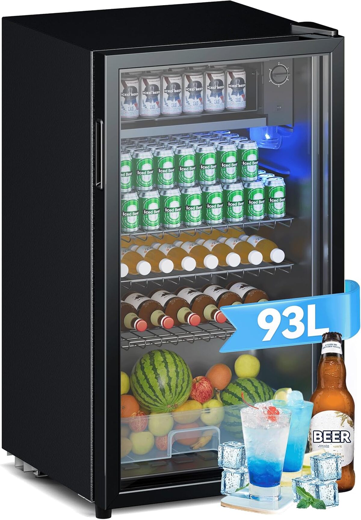 Test du frigo à boissons Devoko 93 L à LED RGB