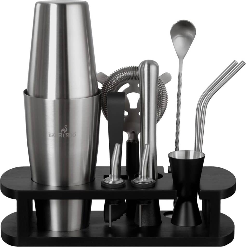 Test du kit cocktail Barmingo : shaker Boston et accessoires pro