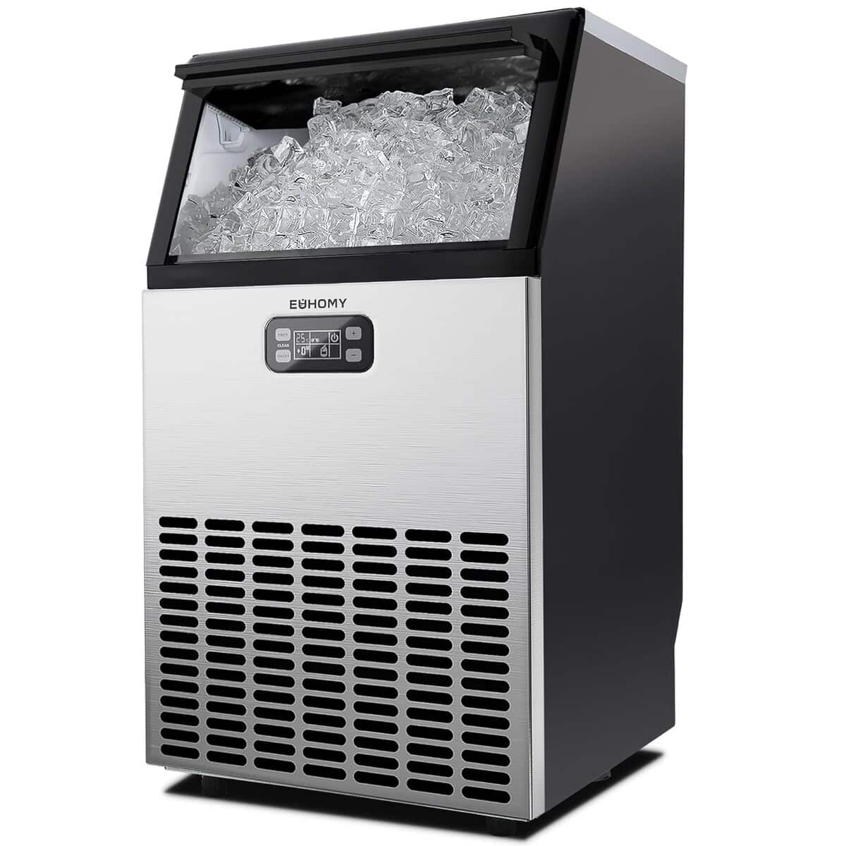 Test : euhomy machine à glaçons commerciale 45 kg/24 heures en acier inoxydable