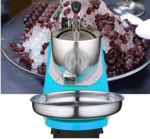CGOLDENWALL Broyeur à glace électrique - Rasoir - Cône de neige - Machine de fabrication de blocs de glace - Mélangeur domestique commercial - Machine à sable pour magasin de thé glacé - Double lames
