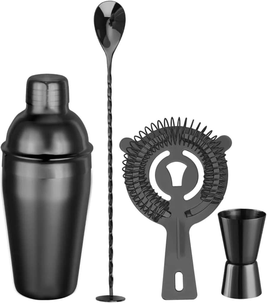 Avis sur l'ensemble shaker à cocktail de luxe Elegantz : qualité supérieure en acier inoxydable