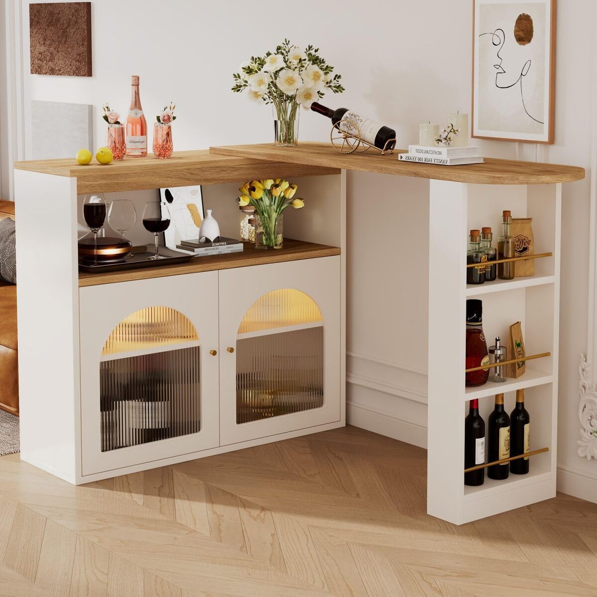 Test de la table Sweiko Bar télescopique : le meuble pivotant moderne et pratique