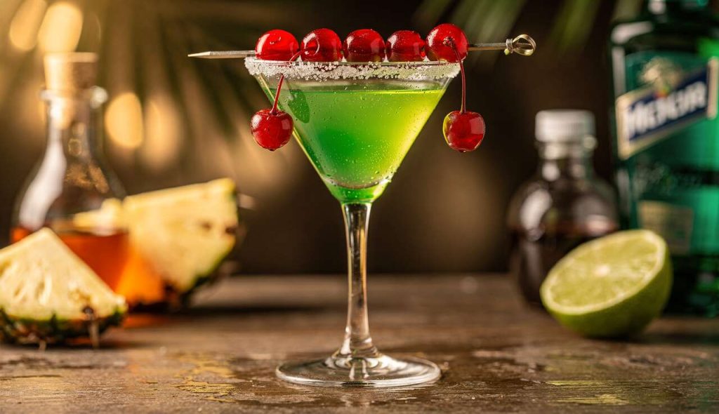 Recette du cocktail Iguana Cosmo : un mélange exotique et fruité