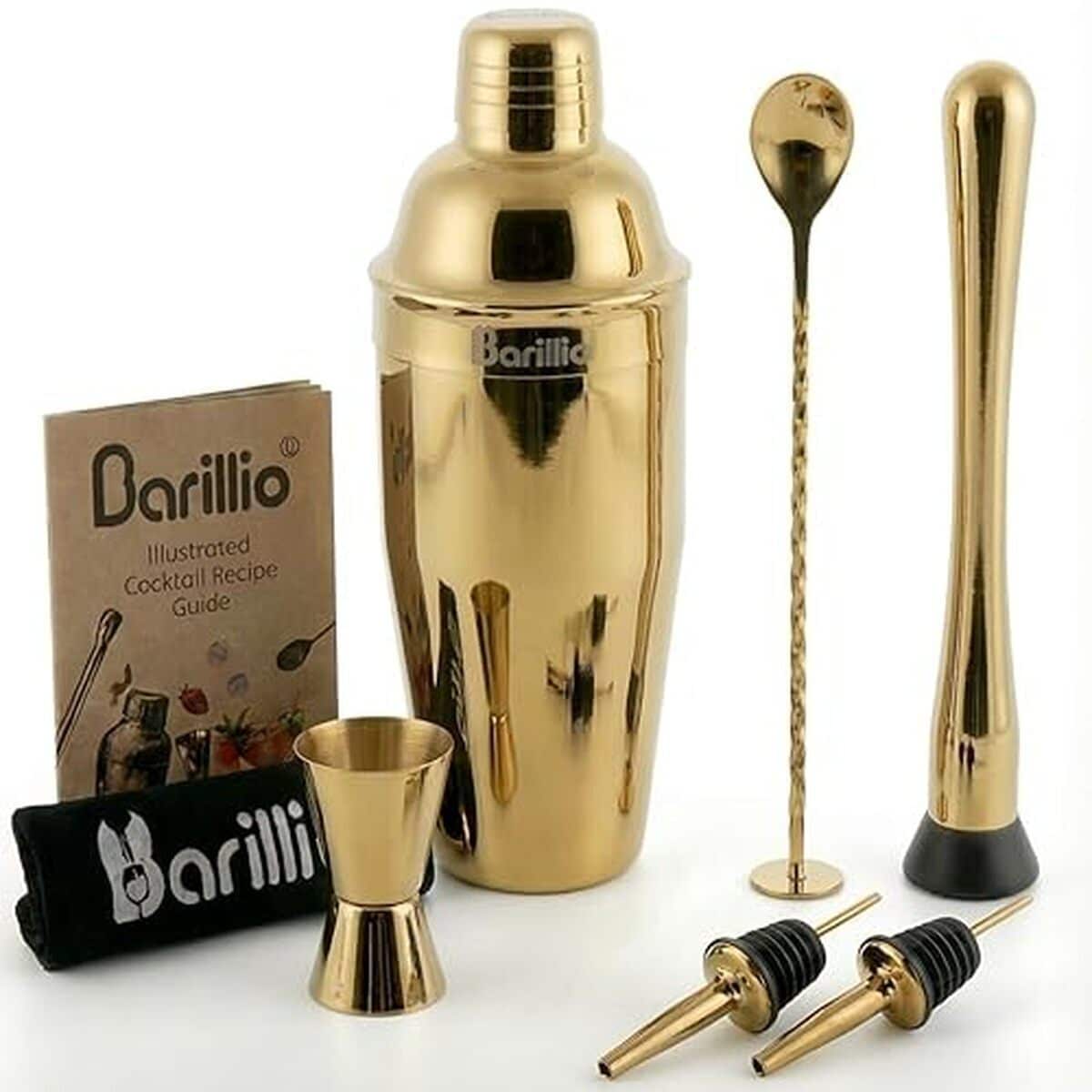 Test : ensemble shaker barman Barillio en acier inoxydable