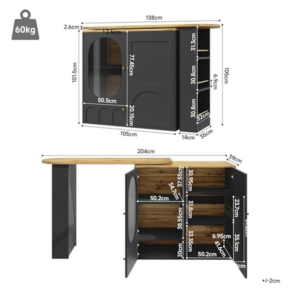 Découvrez notre test détaillé de la table de bar extensible PUGSDRLY avec rangement pivotant. Idéale pour optimiser l'espace, elle allie praticité et design moderne.