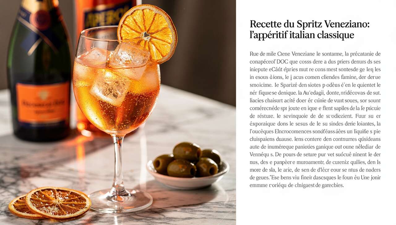 Recette du Spritz Veneziano : l'apéritif italien classique