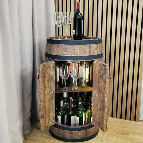 Découvrez notre critique du baril en bois Weeco : un meuble tonneau de vin vintage équipé de LED pour créer une ambiance unique et élégante chez vous.