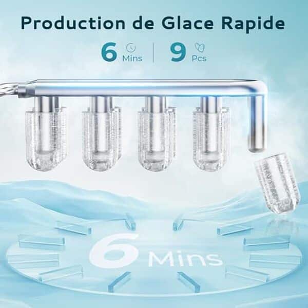 Découvrez notre test de la machine à glaçons EUHOMY : 9 glaçons en 6 minutes. Efficacité, rapidité et avis complet sur cet appareil innovant et pratique pour rafraîchir vos boissons en un temps record.