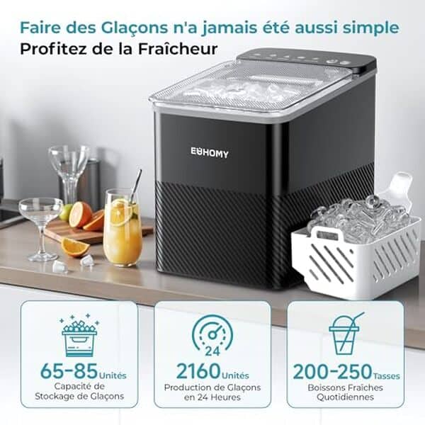 Découvrez notre test complet de la machine à glaçons Euhomy : un appareil compact et performant pour des glaçons en un temps record. Optimisez l'espace de votre cuisine avec ce produit fiable et efficace.
