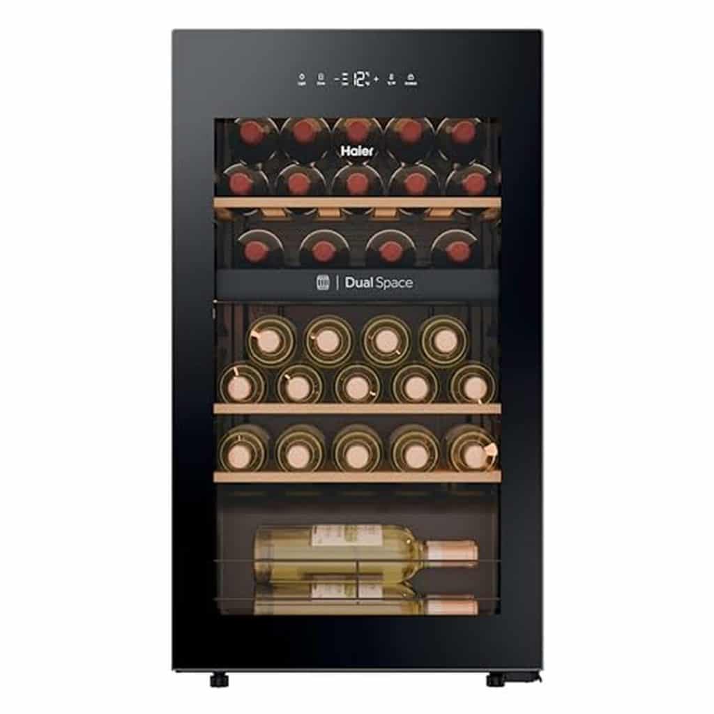 Test Haier Wine Bank 50 Series 5 : cave à vin 32 bouteilles, 2 zones