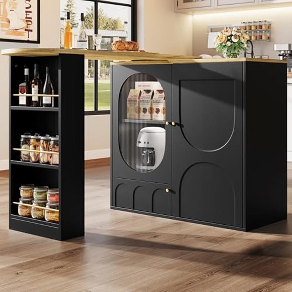 Test : table de bar extensible PUGSDRLY avec rangement pivotant