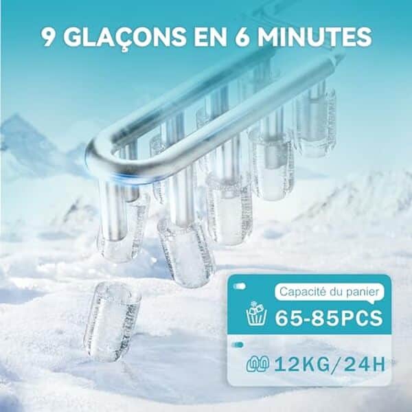 Découvrez le test de la machine à glaçons autonome EUHOMY 12 kg : performances, rapidité et portabilité, idéale pour vos événements et besoins quotidiens en glaçons.