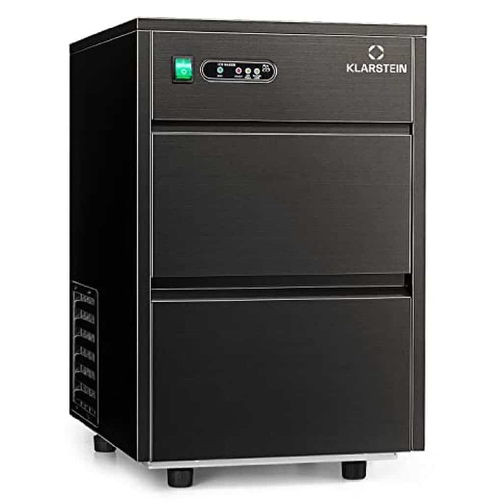 Test Klarstein machine à glaçons portable 145W : efficacité et design en acier inoxydable