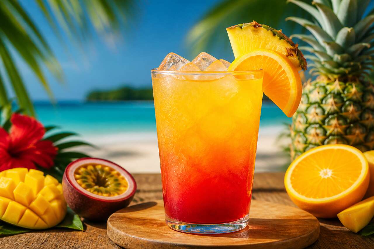 Recette du tropical fruit punch : le cocktail fruité et exotique