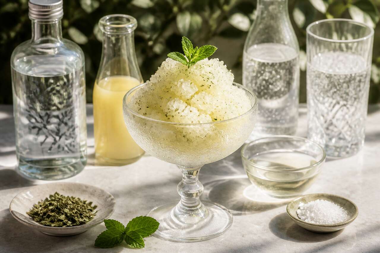 Recette de granita au gin d'été : le cocktail glacé parfait pour l'été