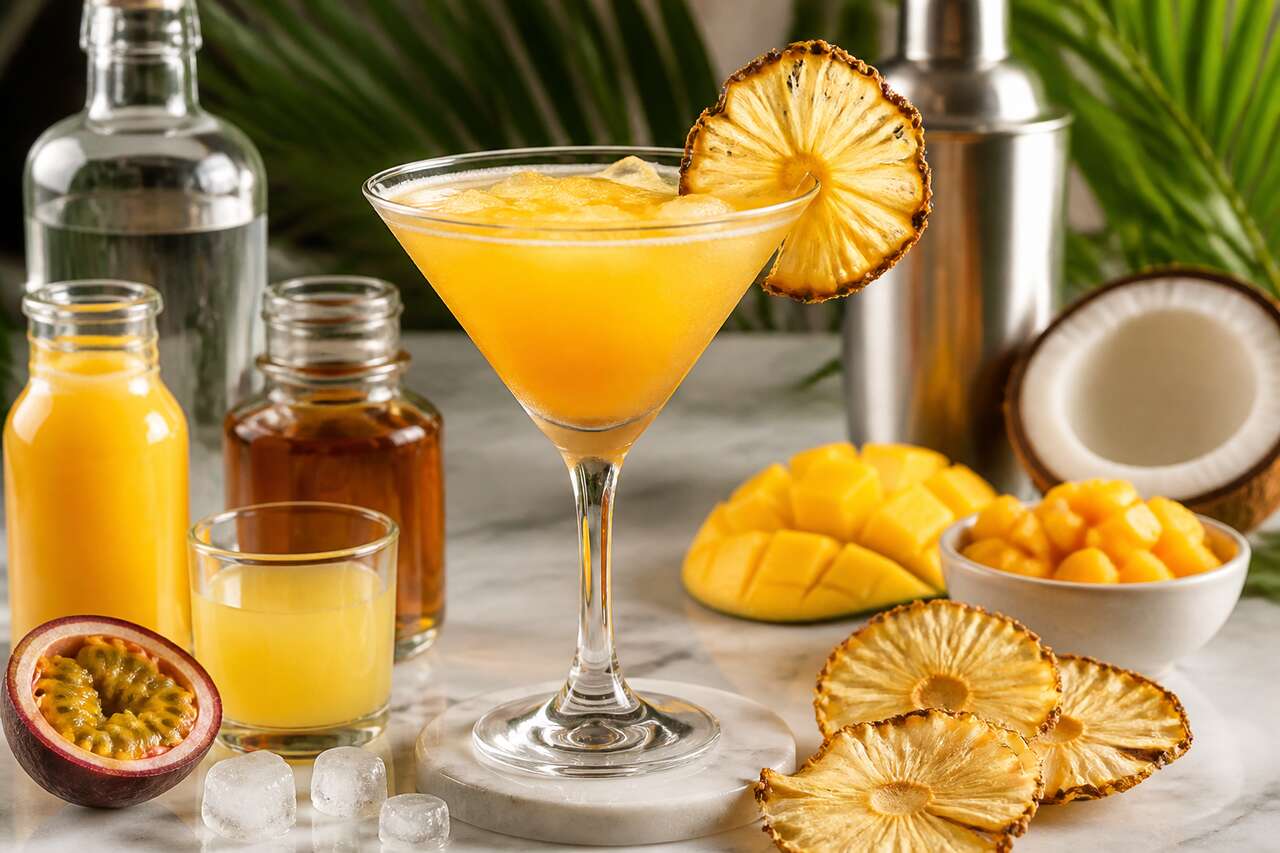 Recette du Tropical Martini : le cocktail exotique à essayer