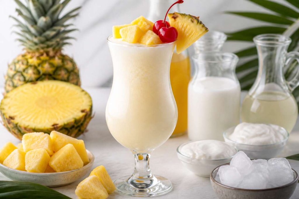 Recette de la virgin piña colada sans alcool