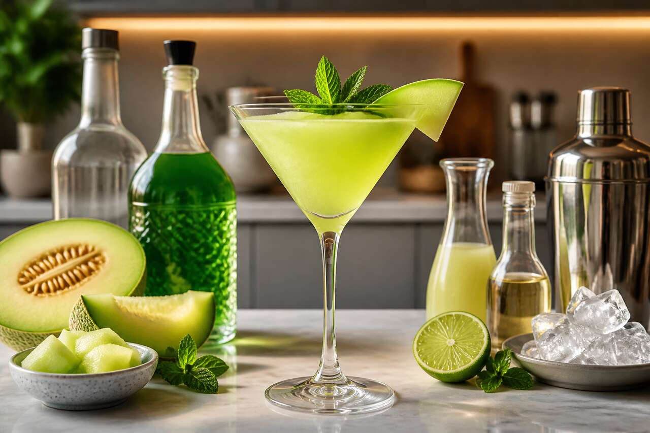 Recette du Honeydew Martini : le cocktail au melon à essayer absolument