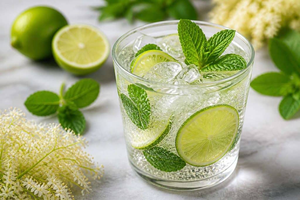 Recette du cocktail elderflower gin tonic