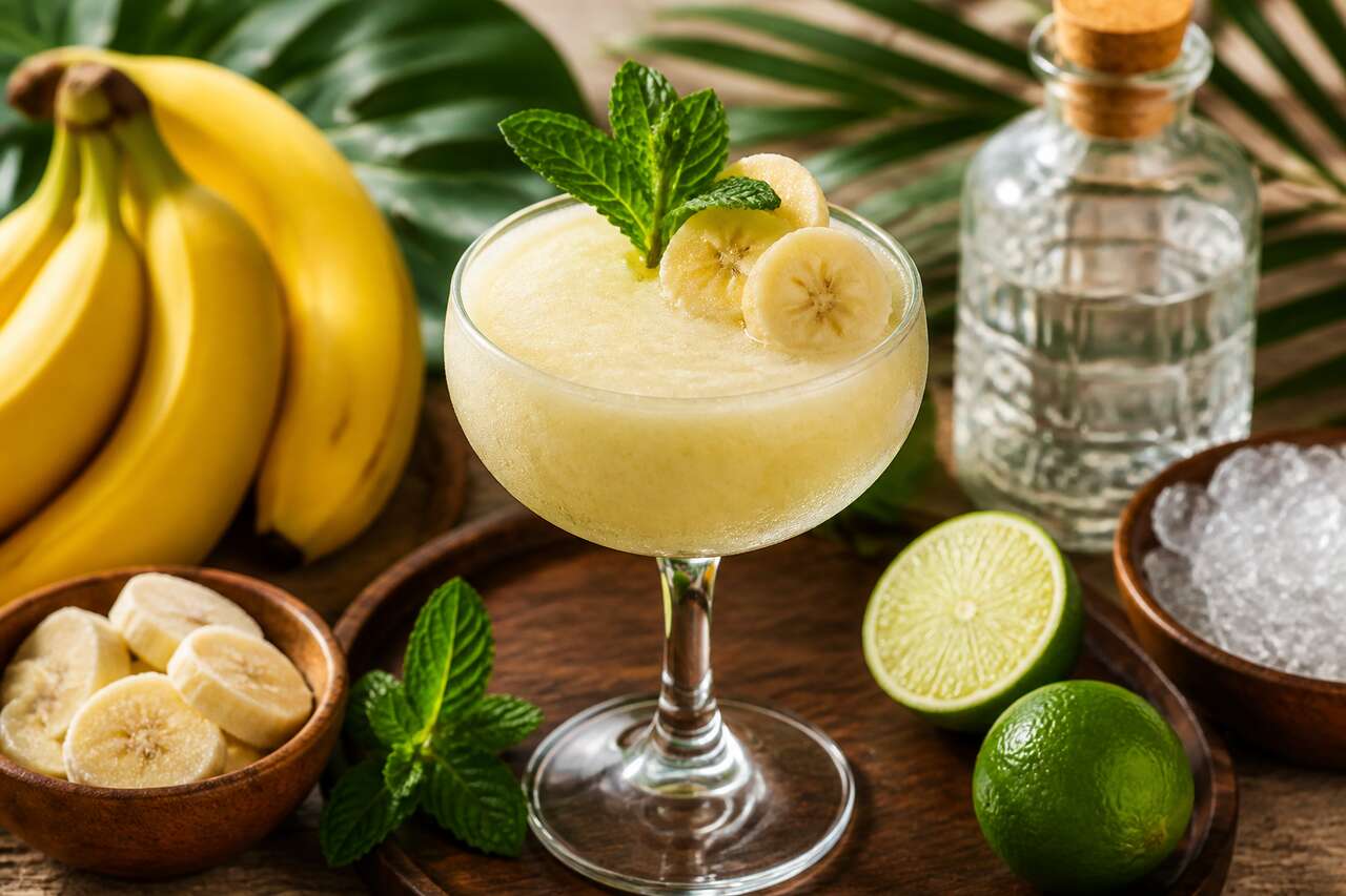 Recette du Banana Daiquiri : le cocktail fruité incontournable