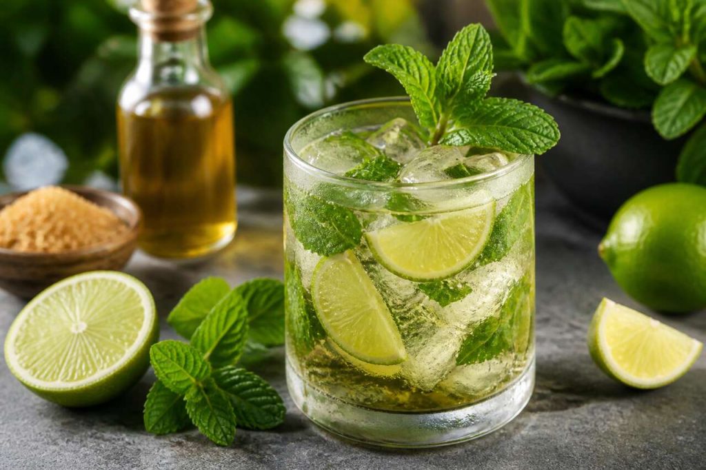 Recette du cocktail gin and mint tea