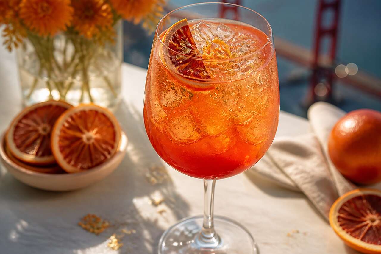 Recette du Golden Gate Spritz : le cocktail ensoleillé à essayer