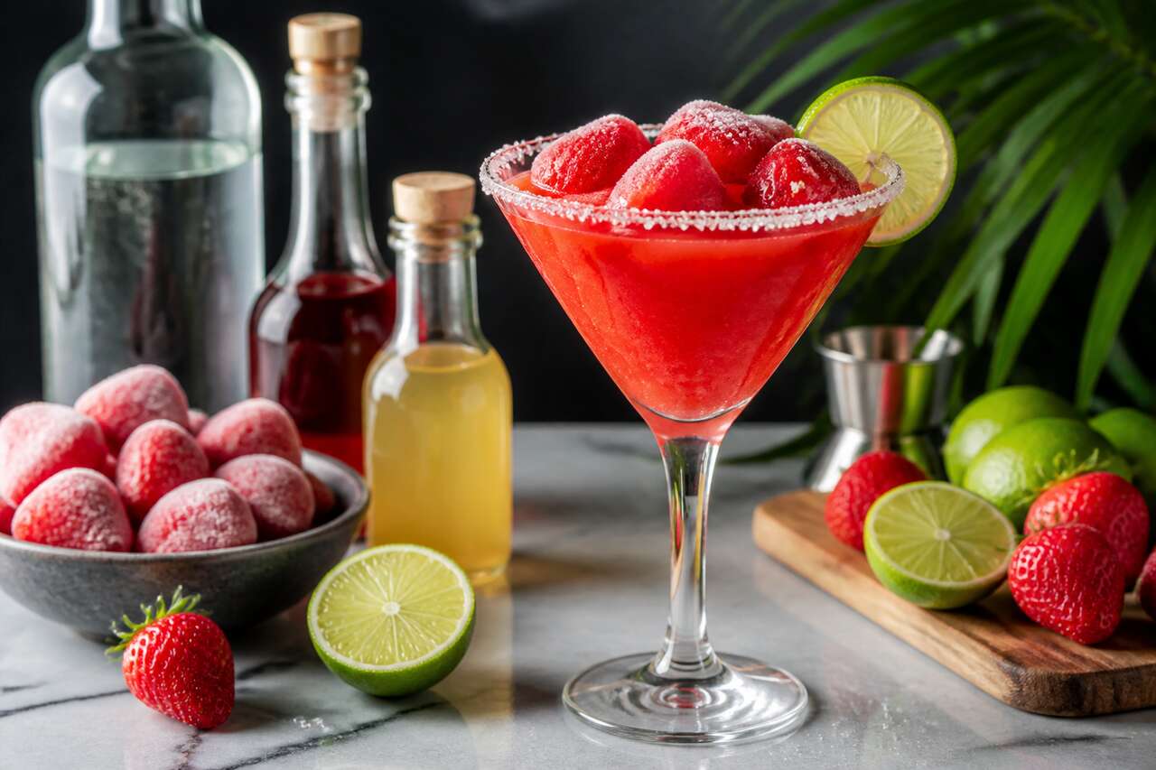 Recette du Strawberry Daiquiri : le cocktail fruité incontournable