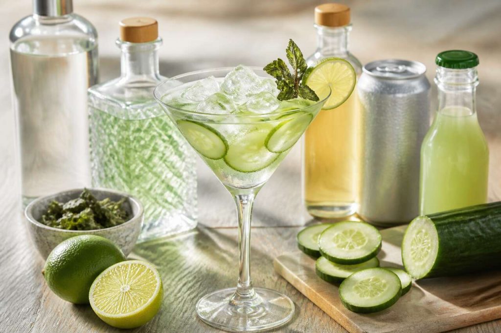 Recette du Cucumber Martini : le cocktail frais au concombre