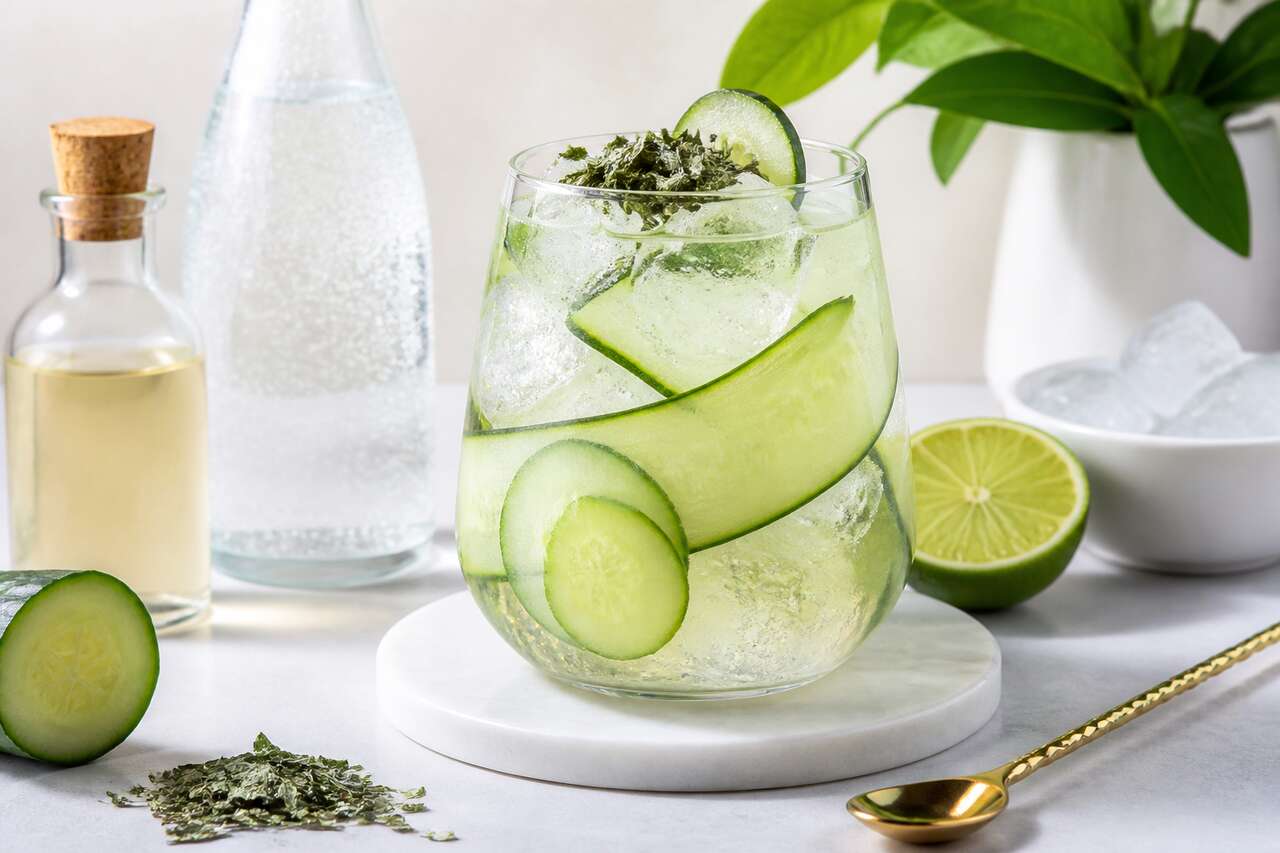 Recette du cocktail gin and cucumber