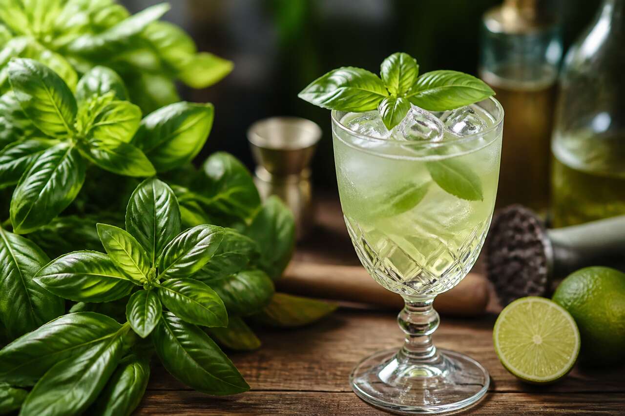 Pourquoi le basilic fonctionne si bien en cocktail Pourquoi le basilic fonctionne si bien en cocktail