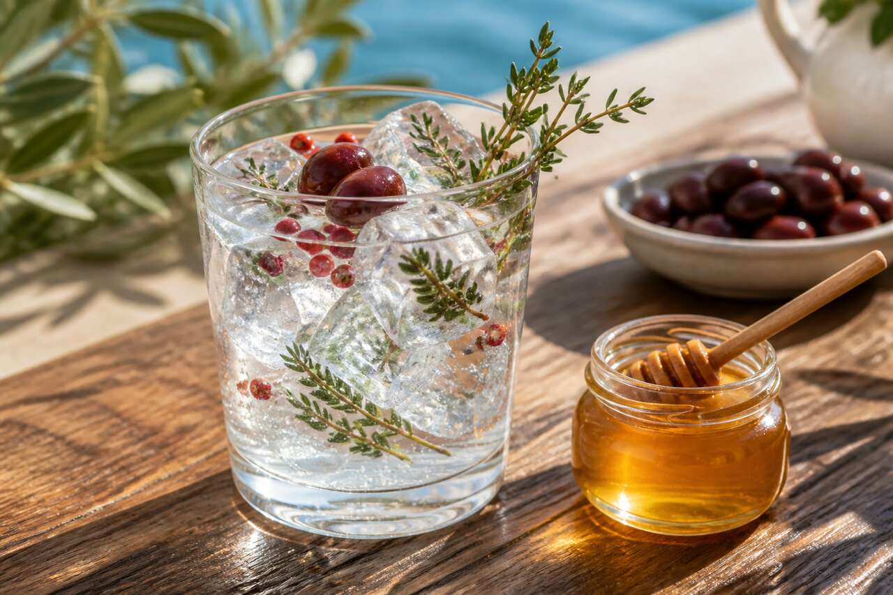 Recette du Greek gin and tonic : le cocktail méditerranéen rafraîchissant