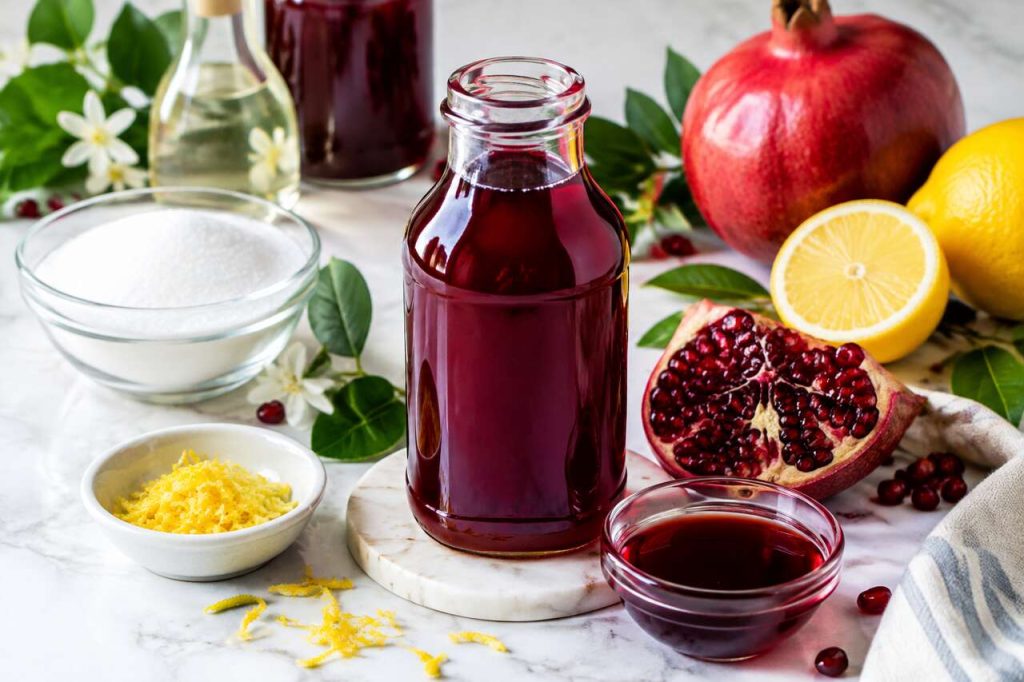 Recette du sirop de grenadine maison express