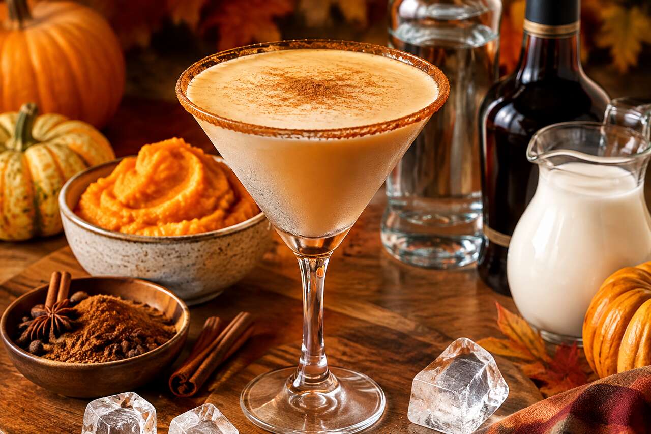 Recette du pumpkin spiced martini : le cocktail aux épices d'automne